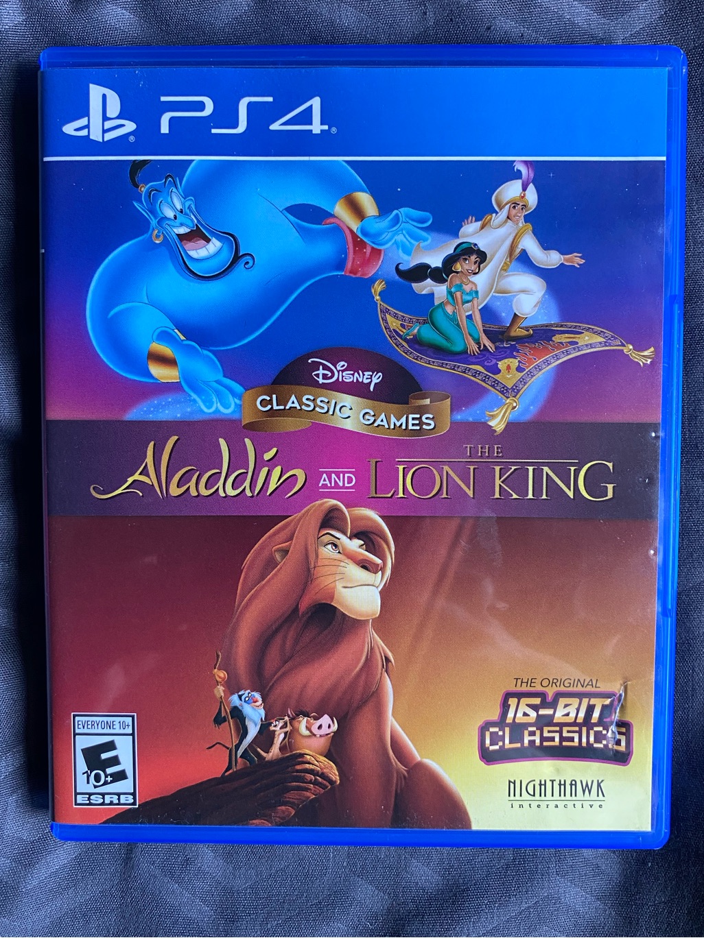 Disney Video Games & Consoles | Disney Classic Games: Aladdin And The Lion King | Color: Blue | Size: Os