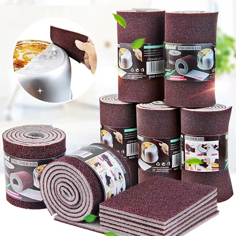 Magic Melamine Sponge Carborundum Kitchen Sponge Eraser for Pan Pot Dish Sponges Kitchen Utensils Household Cleaning Items