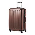 HAUPTSTADTKOFFER - Alex - Luggage Suitcase Hardside Spinner Trolley 4 Wheel Expandable, 75cm, TSA, brown