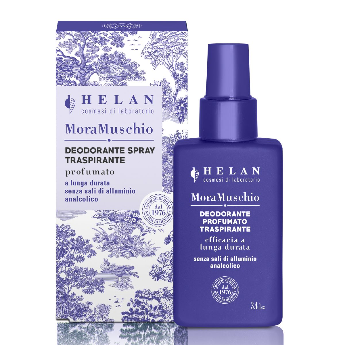Helan Mora Muschio Deodorante Profumato traspirante in spray 100 ml