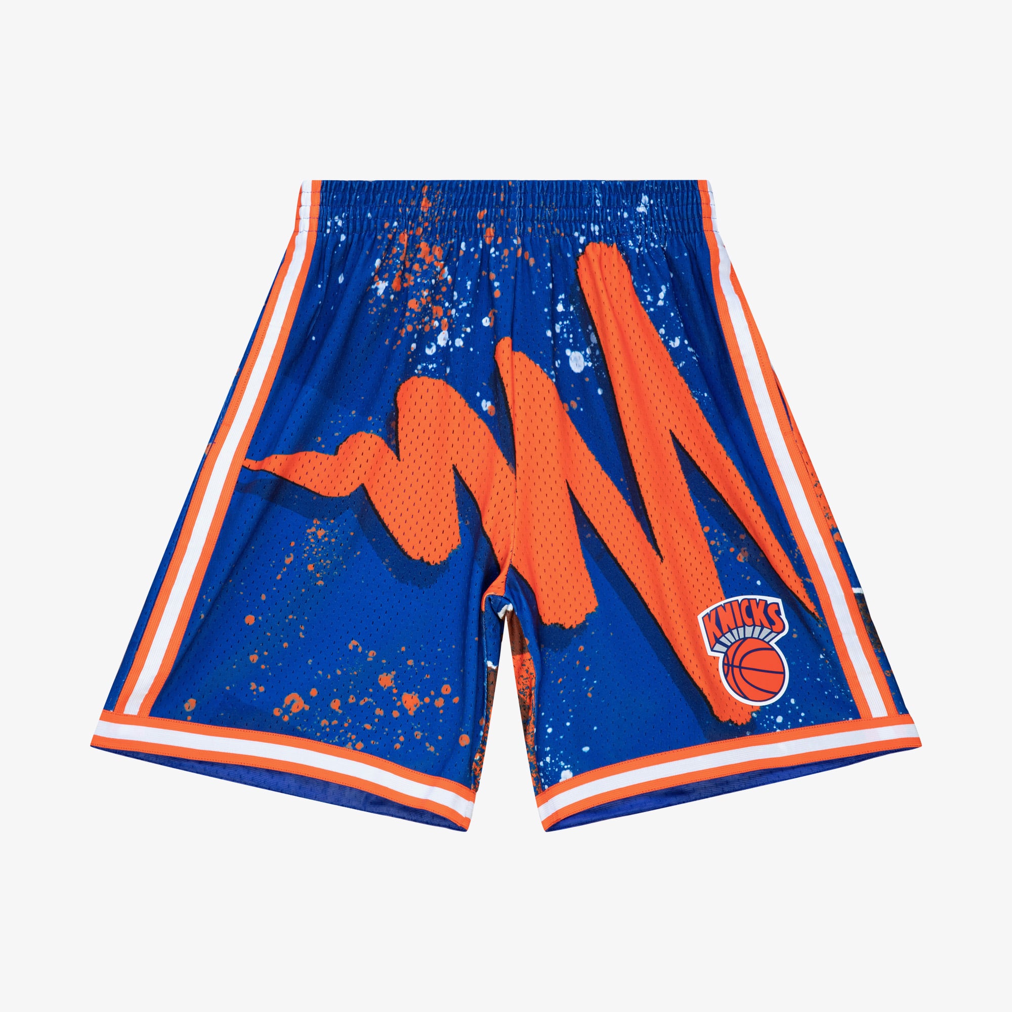 New York Knicks Mitchell & Ness 1991 Short Swingman Hyper Hoops – Bleu – Homme - Homme Taille: S