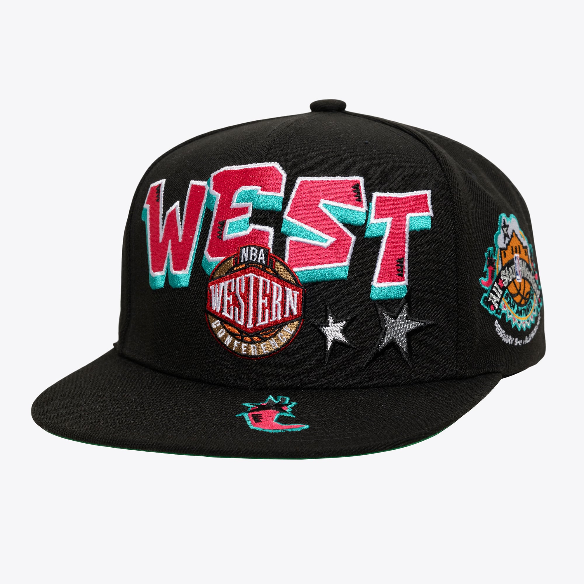NBA Mitchell & Ness Select Hardwood Classics All-Star Snapback - Schwarz