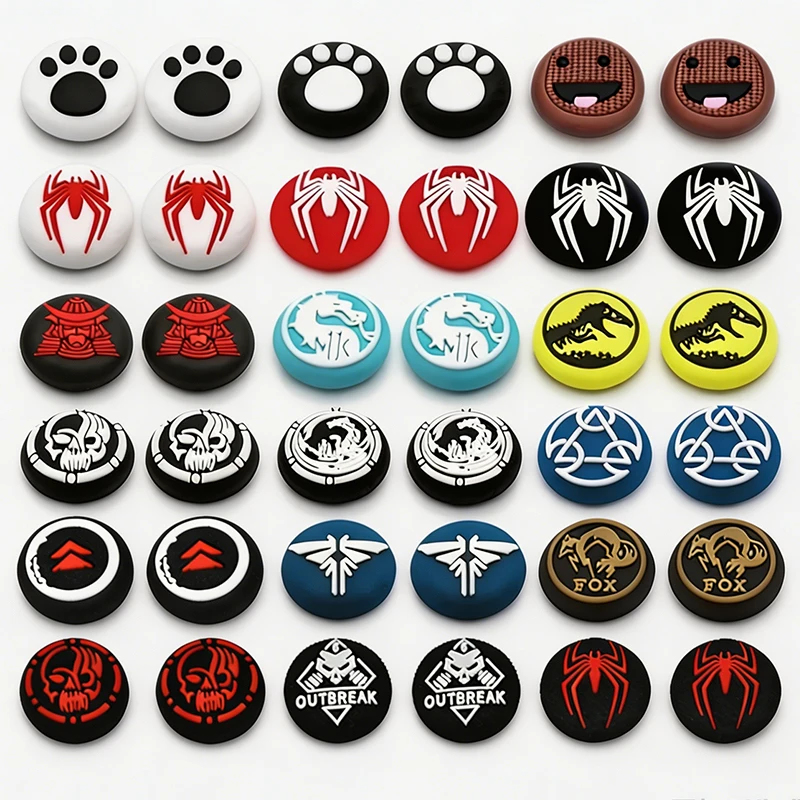 Silicone Thumb Grip Cap Cover For PS4 PS5 Playstation 5 Xbox Series XS Game Joystick Controller Accessories Thumbstick Grip Caps