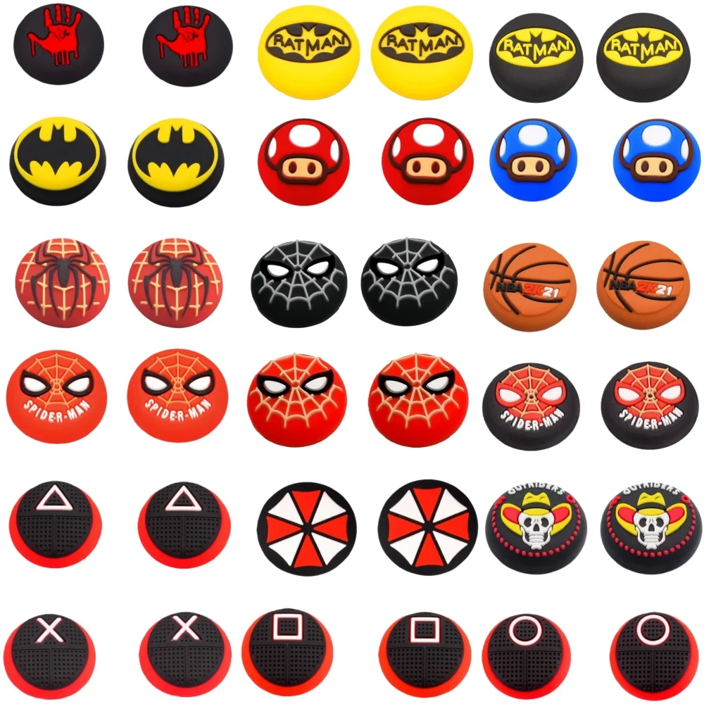 Anti-Slip Silicone Cap For Playstation 5 PS5 PS4 PS4 Slim PS3 Xbox Series X/S ONE 360 Controller Joystick Thumb Stick Grip Caps