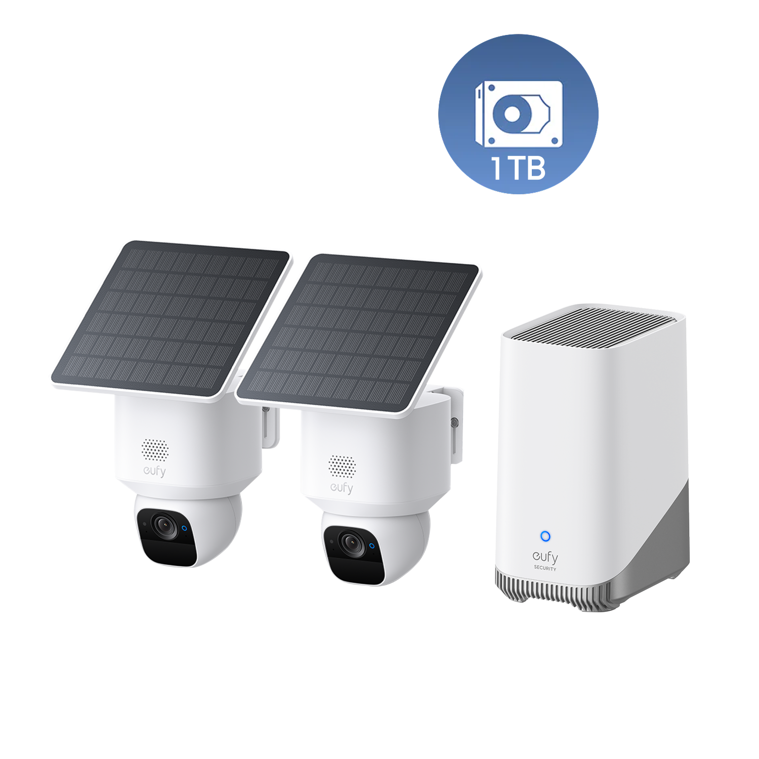 eufyCam E30 2-Kamera-Bundle mit Homebase™ S380 & 1TB Festplatte Image