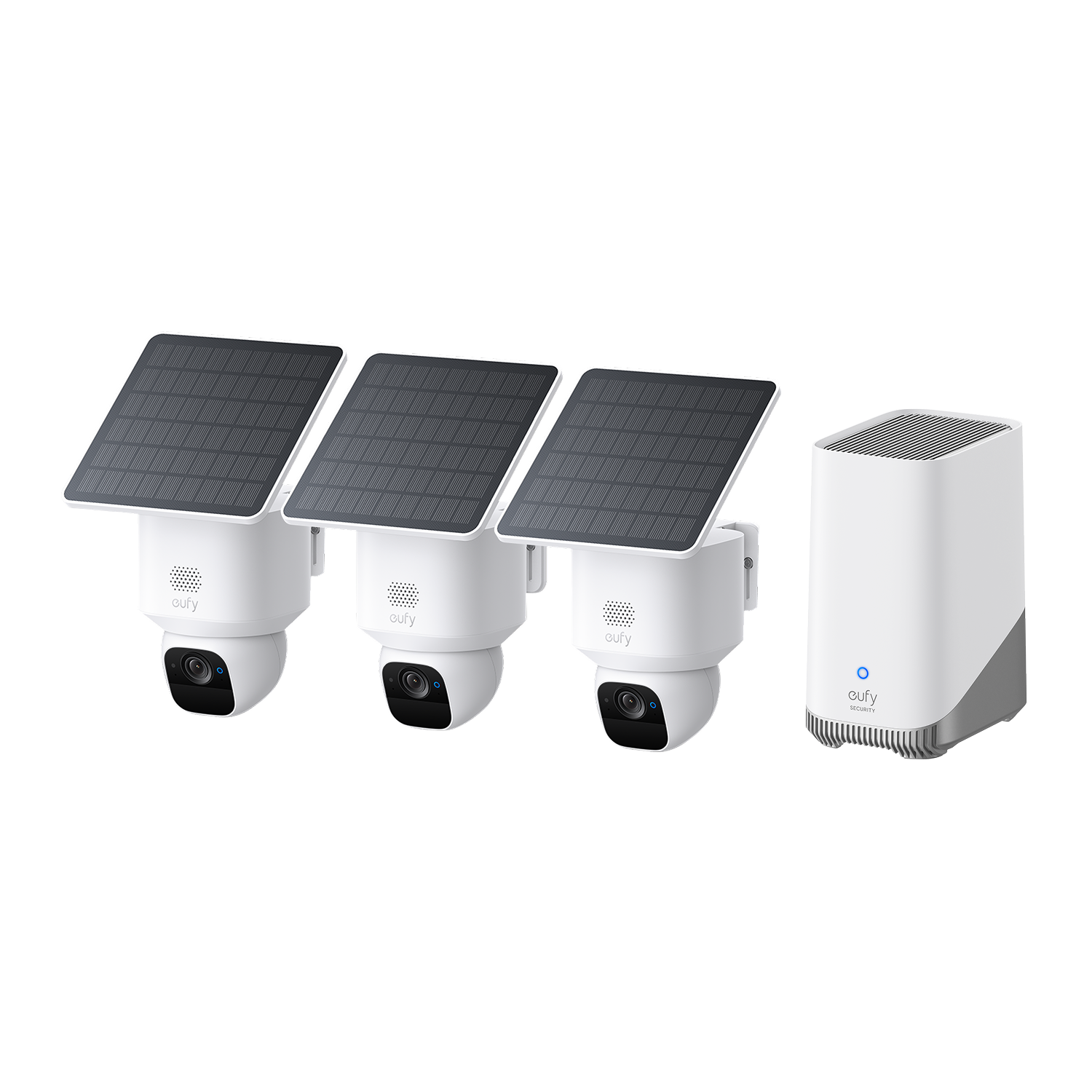 eufyCam Solo E30 3-Kamera-Set und Anker eufy HomeBase™ S380 Image