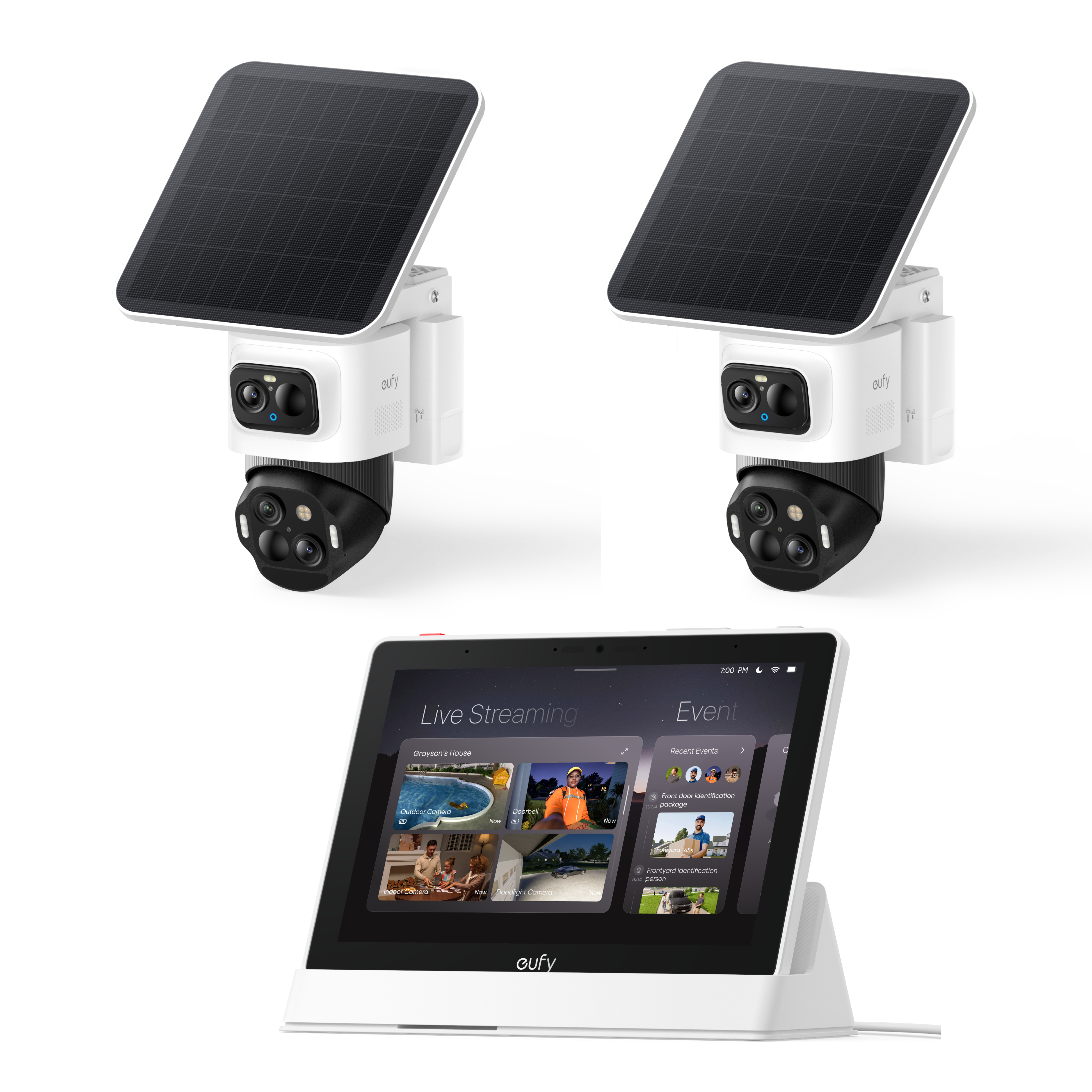 eufyCam S4 (2er-Pack) mit Smart Display E10 Image