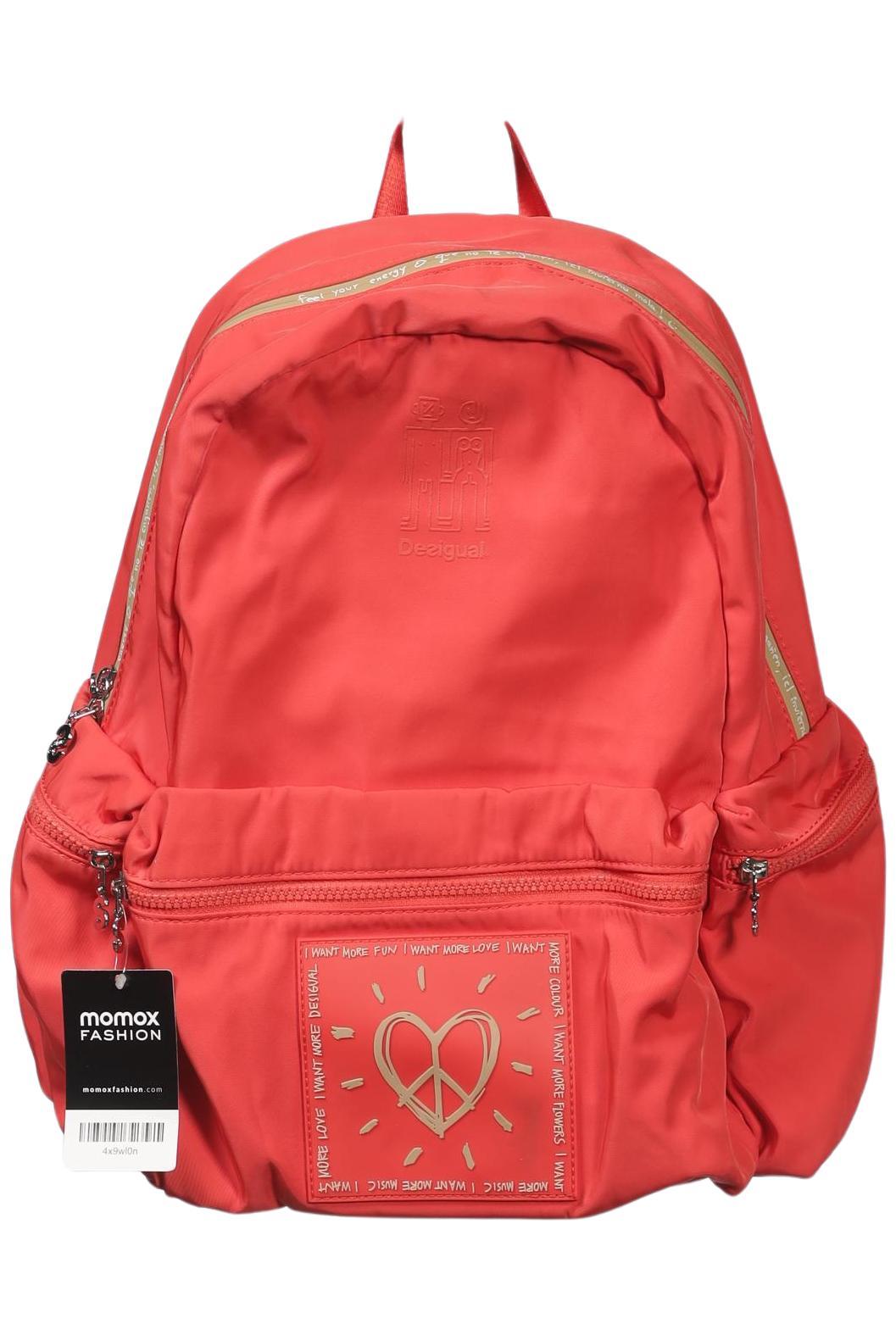 Desigual Damen Rucksack, Gr. , Rot, Synthetik