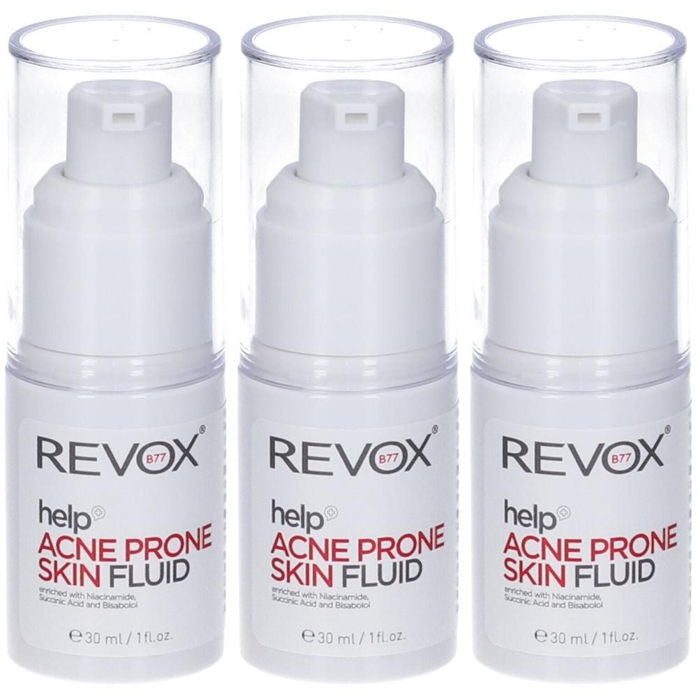 Revox B77 Help Fluido per Pelli a Tendenza Acneica 3x30 ml
