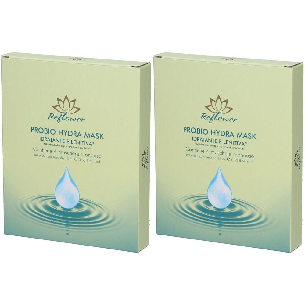 Reflower Probio Hydra Mask Idratante Lenitiva 2x60 ml