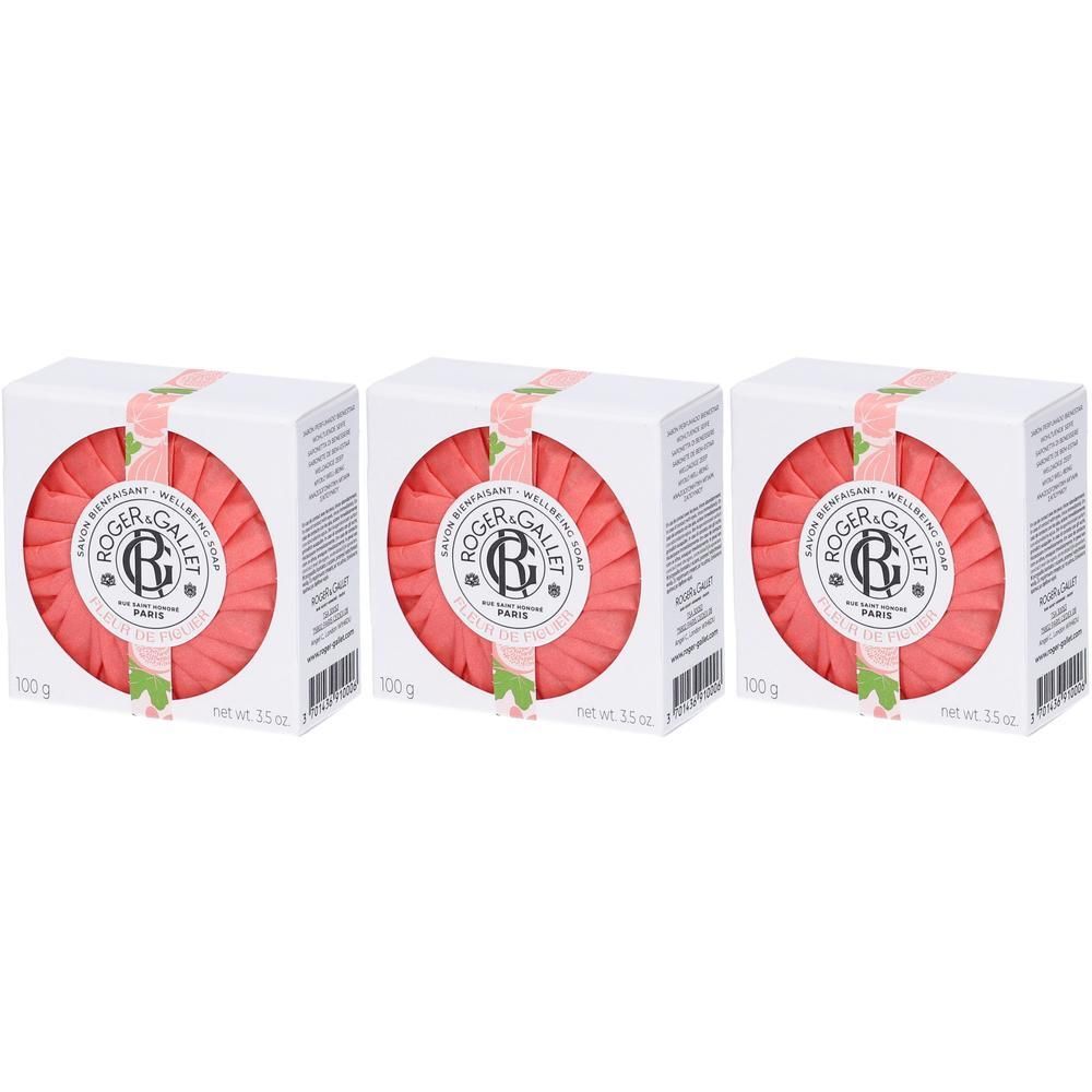 ROGER&GALLET Fleur De Figuier Saponetta 3x100 g