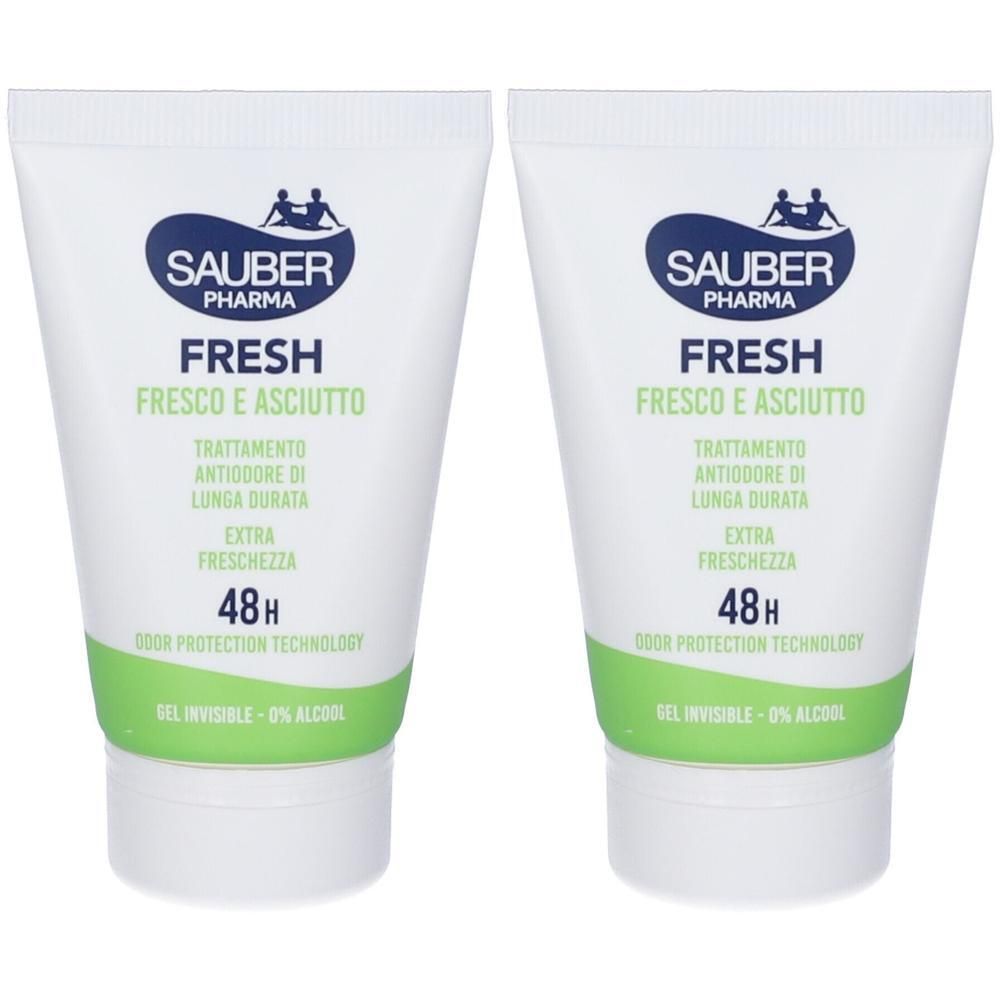Sauber Deo 48H Fresh Fresco E Asciutto Gel 2x30 ml