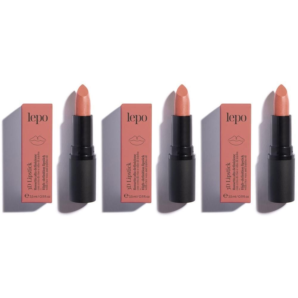 LEPO 3D Lipstick Rossetto alta definizione Tonalità 104 PESCA 3x1 St