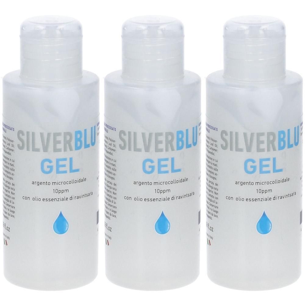 Silver Blu Gel Igienizzante Mani 100 Ml 3x100 ml