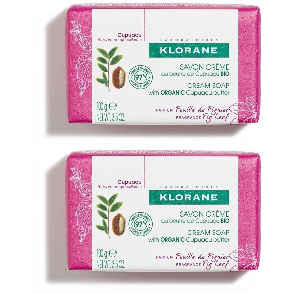 Klorane Crema Sapone Foglie di Fico con Burro Cupuaçu BIO 100g - Tutti