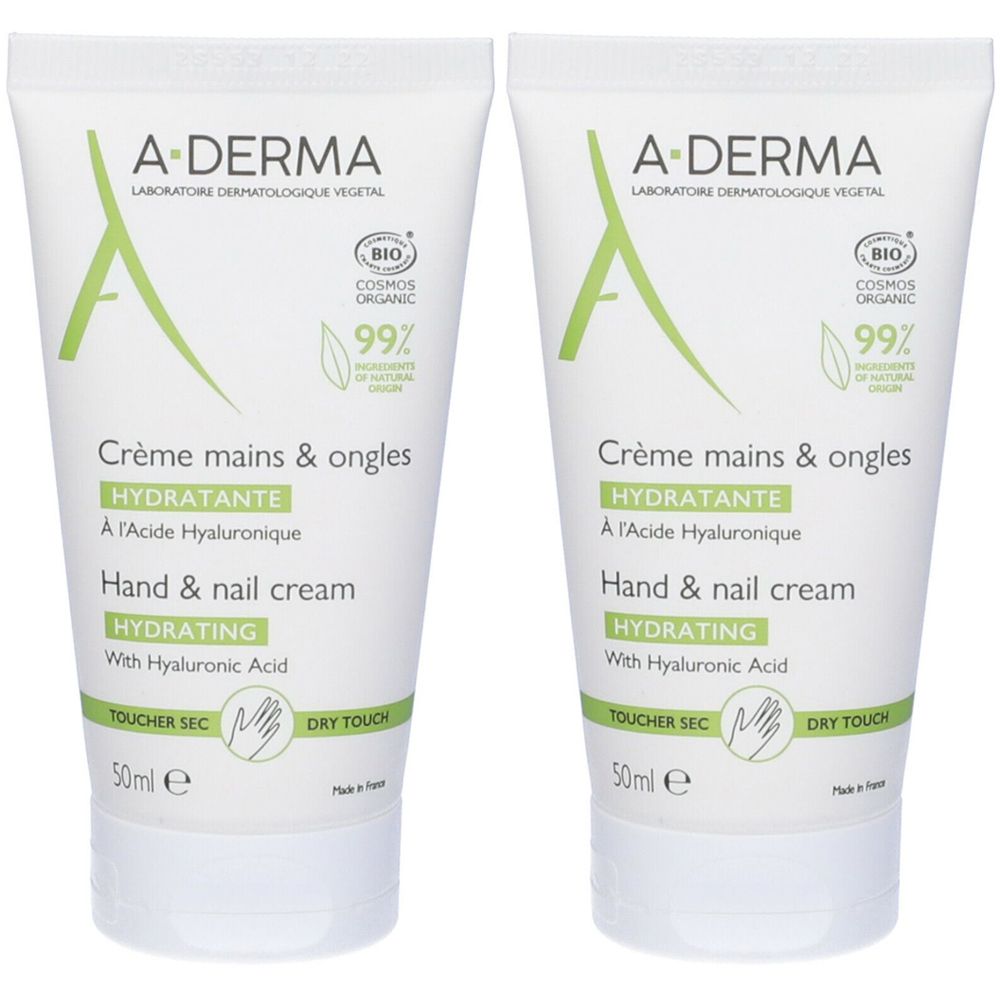 LES INDISPENSABLES Crema mani e unghie idratante 2x50 ml