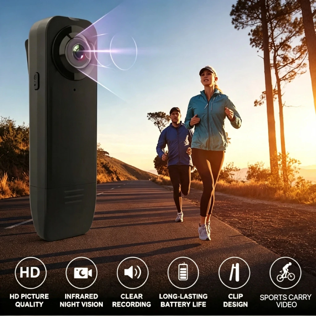 Psennikow A18 Bodycam Enregistreur Vidéo Stylo Petit HD 1080P Caméra Sportive Clip Vision Nocturne Détection de Mouvement Caméra PC Caméscope Body Cam