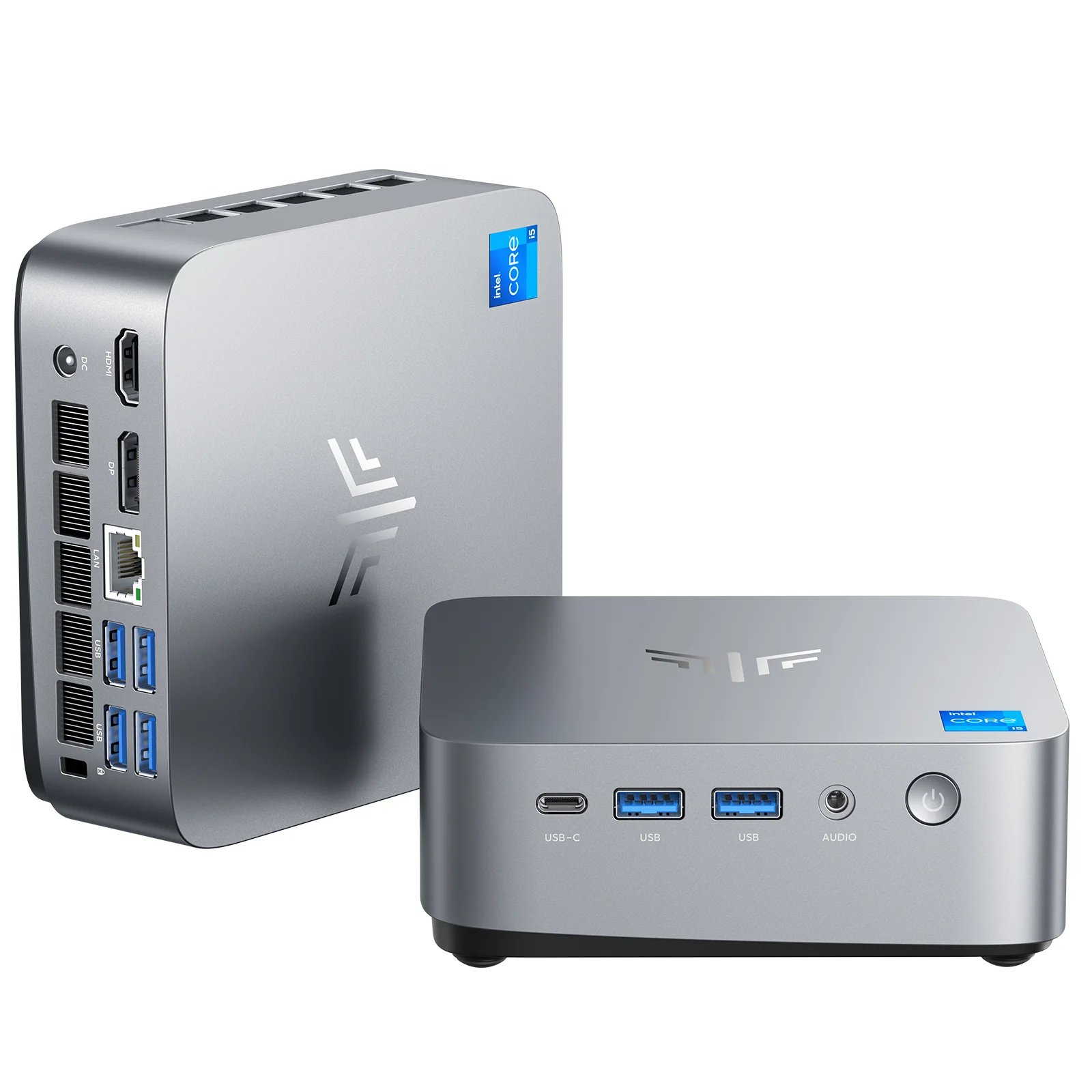 NIPOGI P3 Mini-PC - Intel Core i5 12500H Mini-PC - 24GB LPDDR5 512GB PCIe 3.0 M.2 SSD - Mini-Computer (12C/16T, insgesamt 4,5 GHz) - Desktop-Computer - WiFi6 - BT5.2
