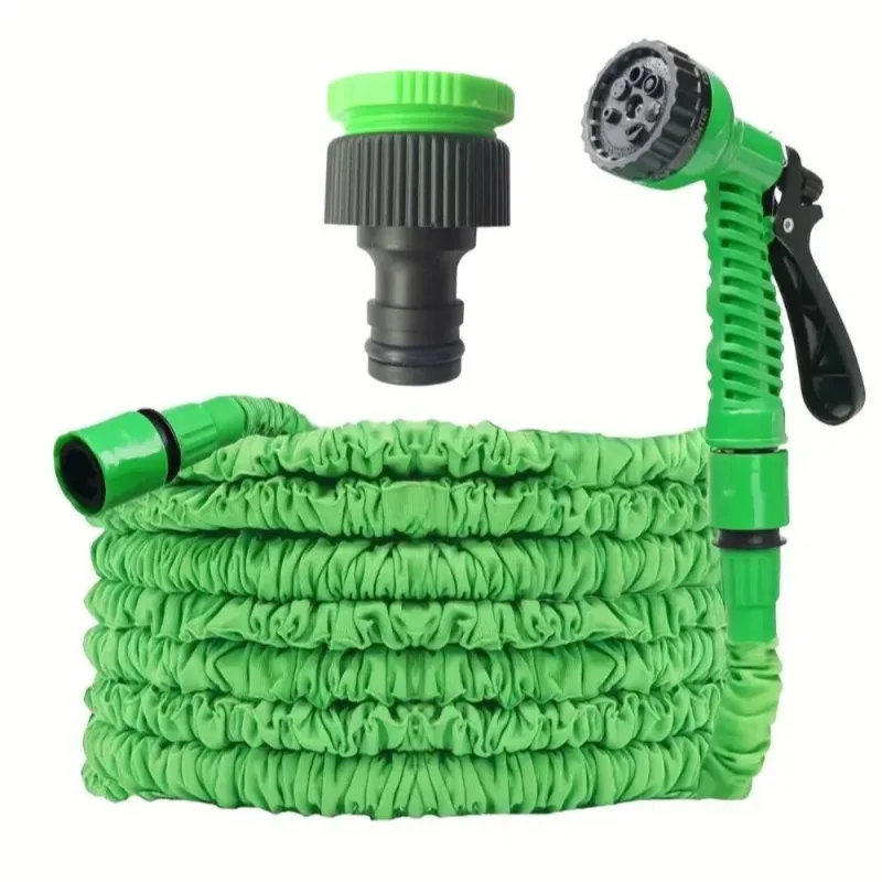 Garden Hose Expandable Magic Water Pipes Home Garden Watering Hoses High-Pressure Car Wash 7 Water Spraying Functions Water Gun