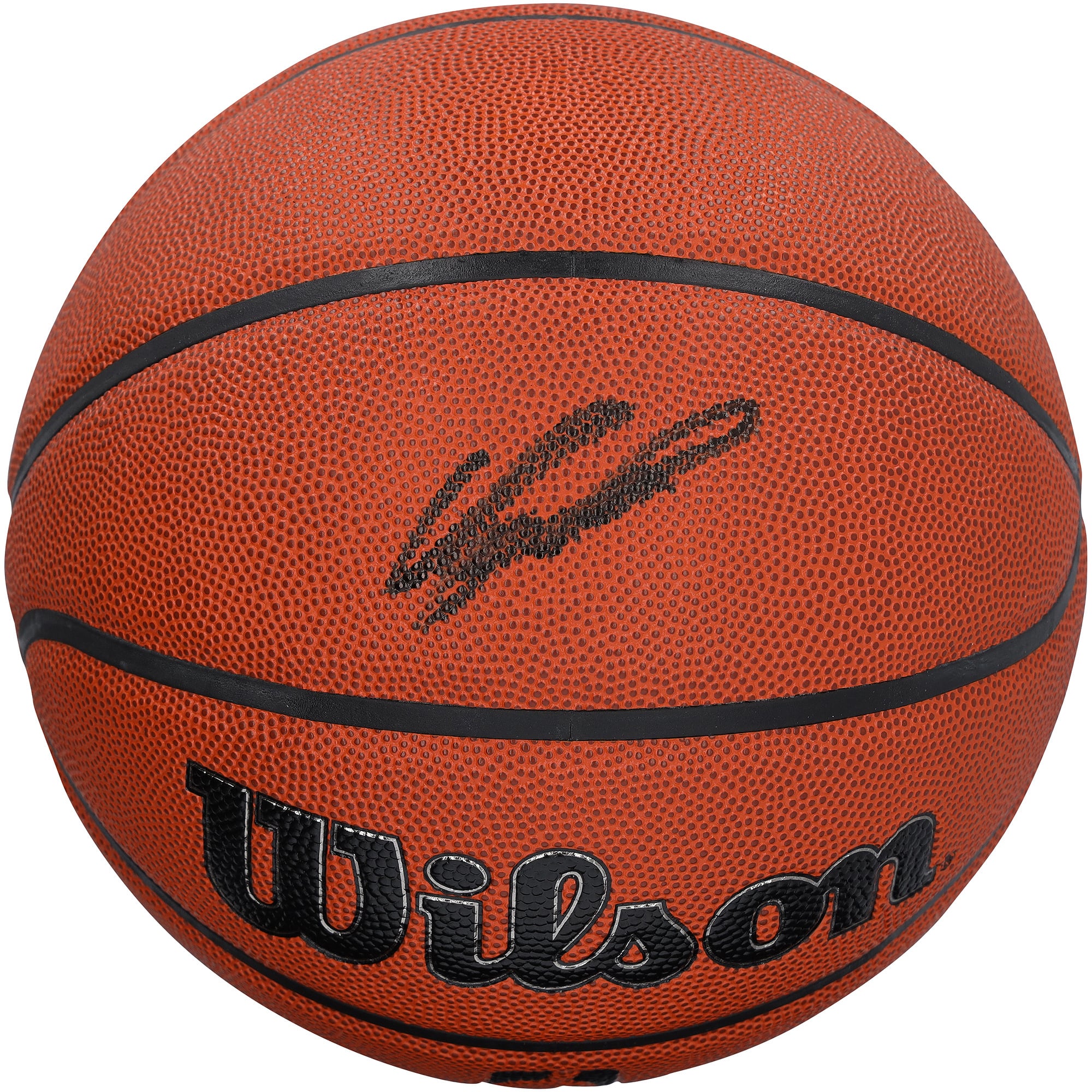 Dominique Wilkins Atlanta Hawks signierter Wilson Authentic Series Indoor/Outdoor-Basketball
