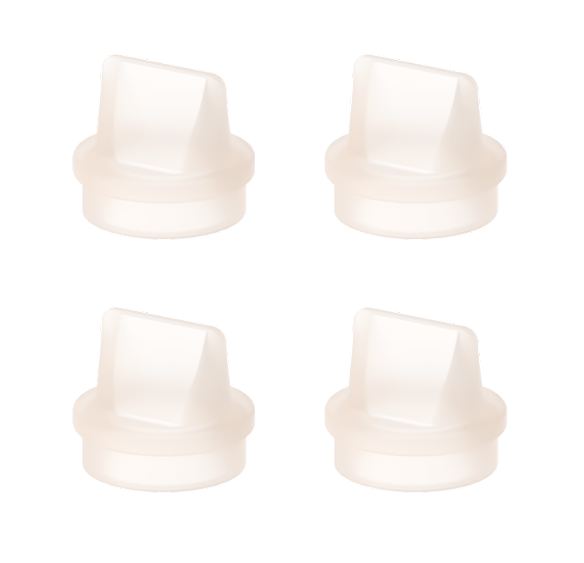 eufy Entenschnabelventile (4er-Pack) für eufy Milchpumpe S2 / S2 Pro, auslaufsicher und vor Staub geschützt, Ersatzteile, offizielles eufy Zubehör
