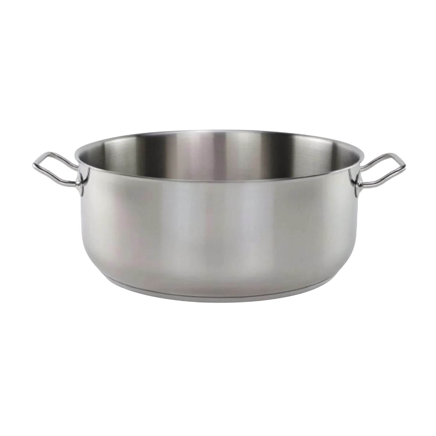 Tuxton WSBW-480 15 qt TUXSTEEL Stainless Steel Braising Pot, Silver, Case of 2