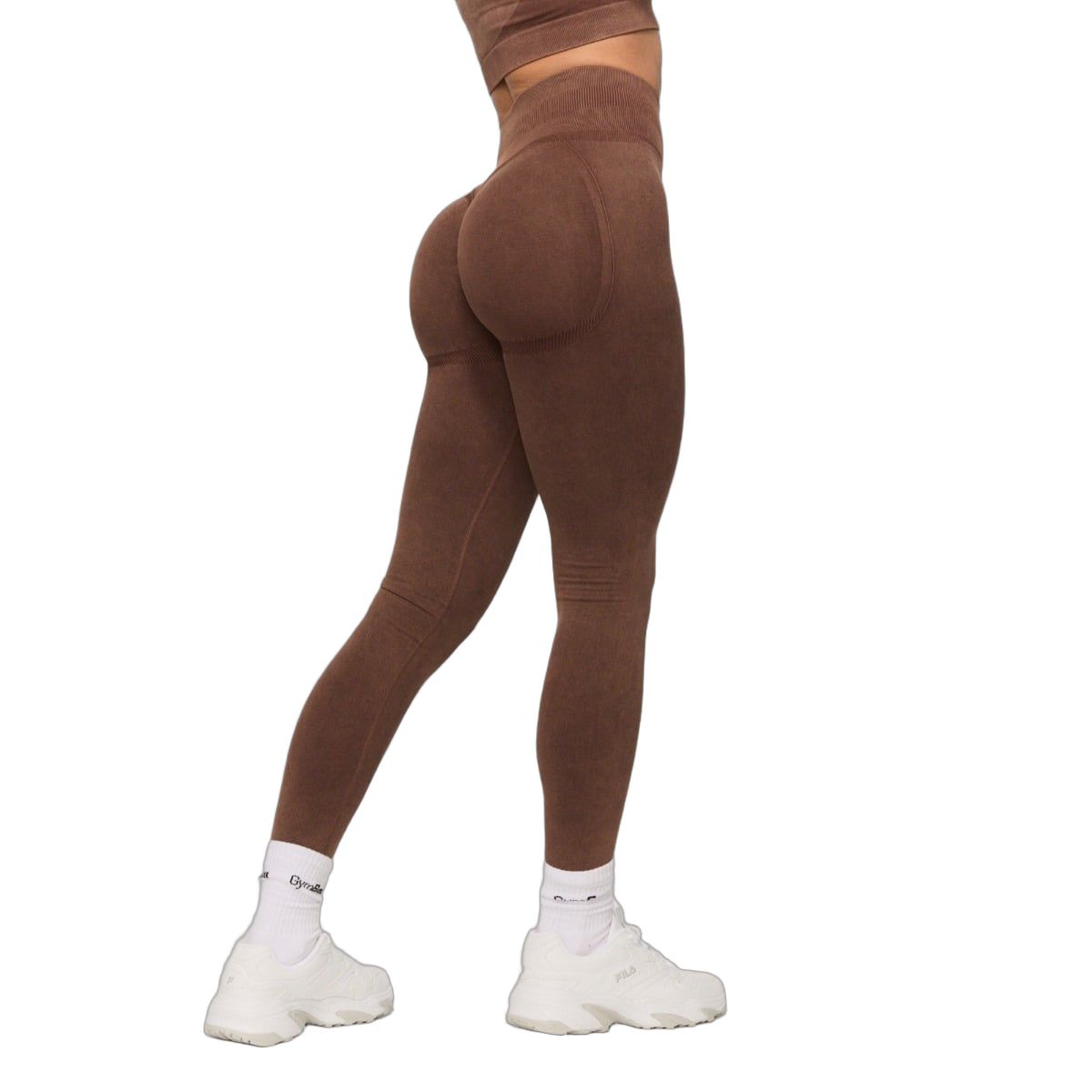 Leggings donna seamless Fierce a vita alta senza tasche marrone 1 St