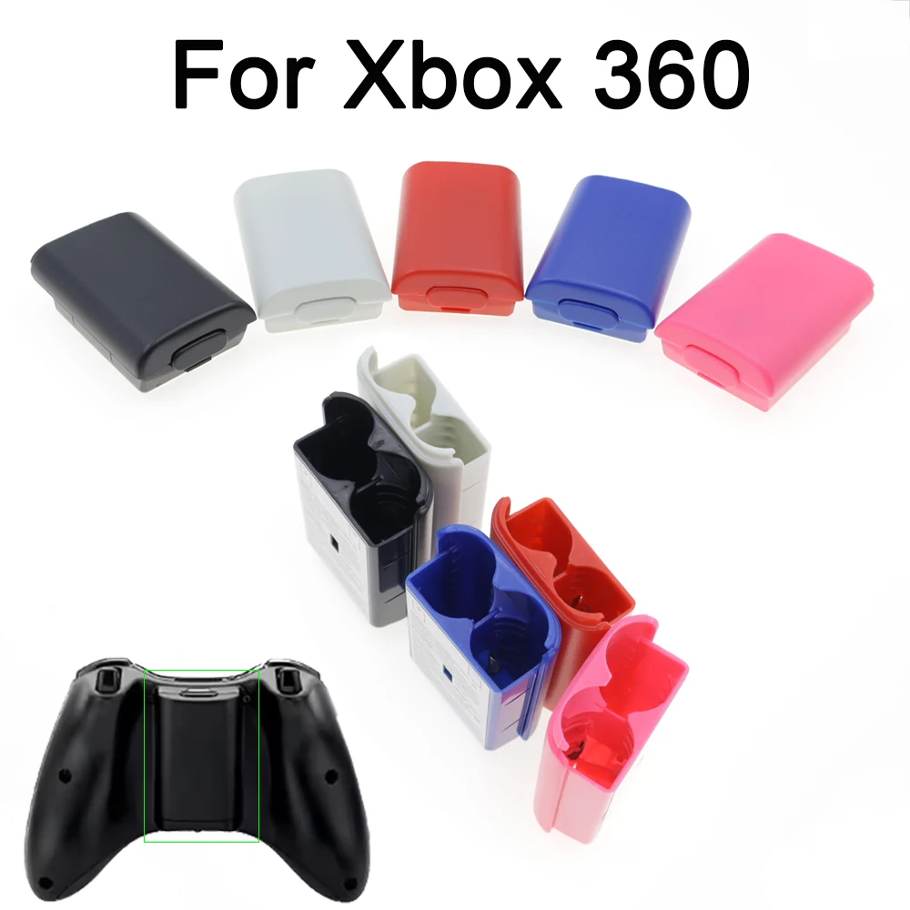 1-10PCS Battery Back Cover For Xbox 360 Wireless Controller AA Battery Holder Case Cover For Xbox360 Gamepad Game Accessory
