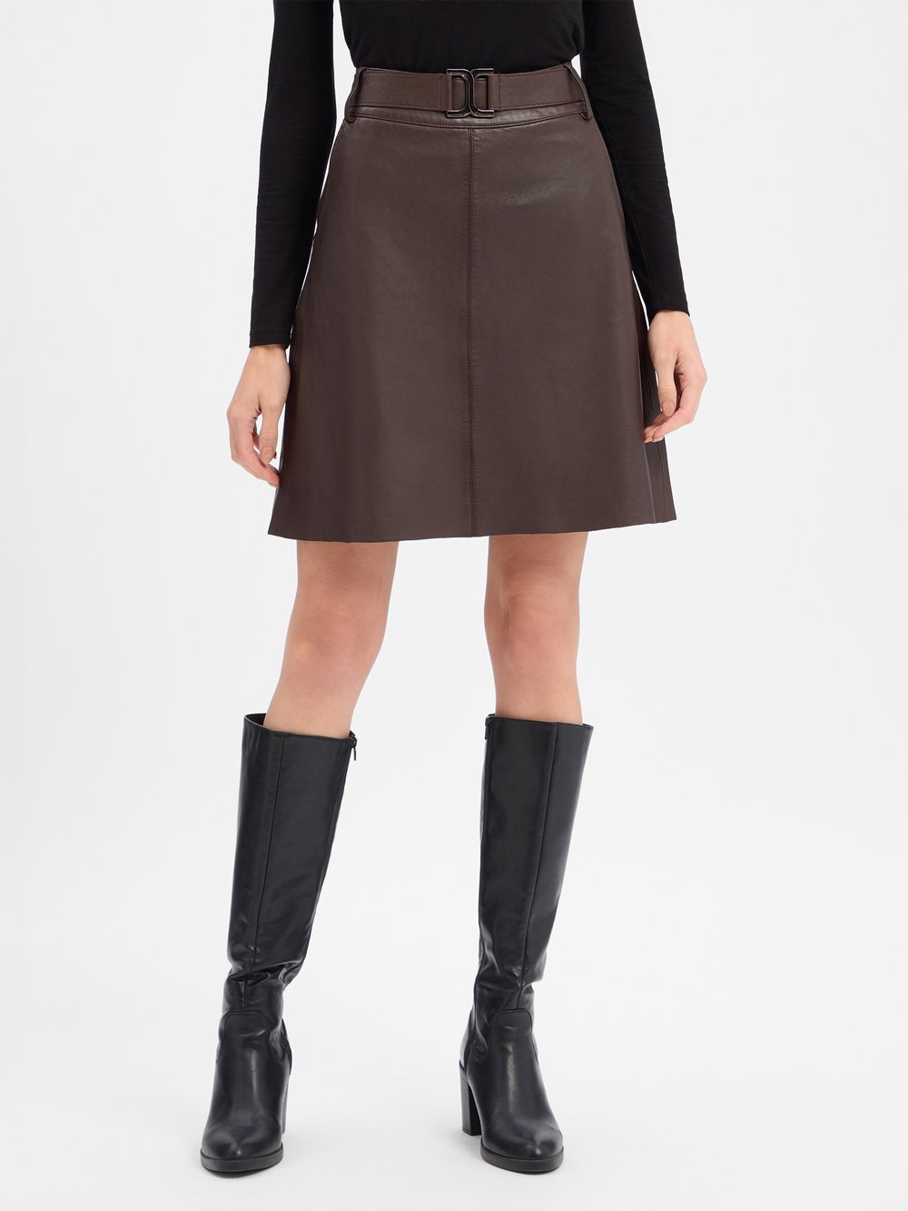 More & More Lederrock Damen schoko, 46