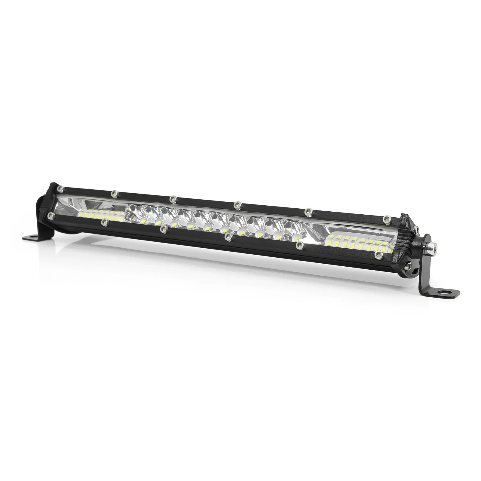 10/20 Zoll LED-Lichtleiste LED-Arbeitsdachleuchten 12V 24V Flutlicht-Spot-Strahler Fahrlichter Nebelscheinwerfer für Jeep LKW Anhänger 4x4 Offroad
