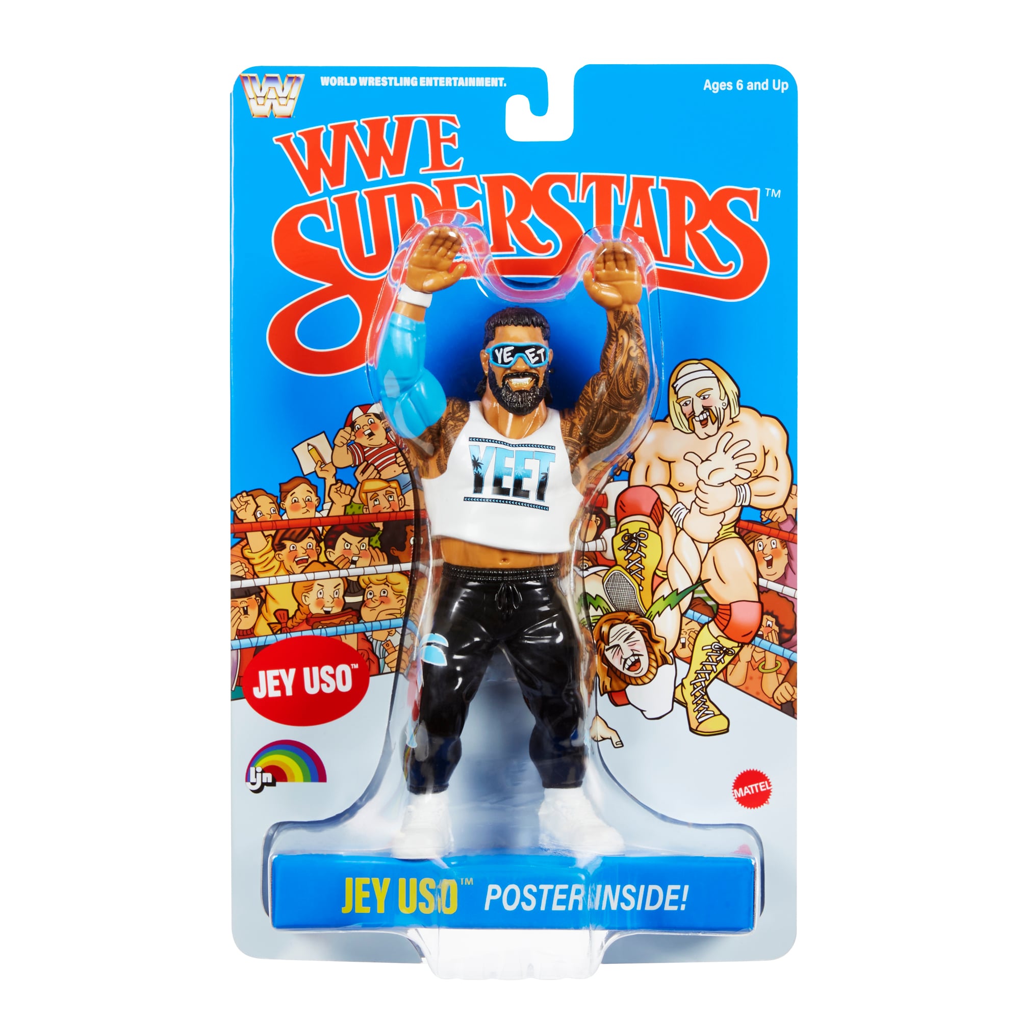 Jey Uso WWE Mattel LJN Superstars Serie 5 Actionfigur