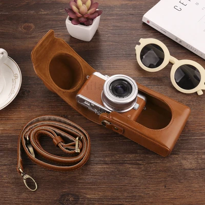 Volle Körper Präzise Fit PU Leder Digitale Kamera tasche box Abdeckung für CANON SX170 SX160 EOS-M m1 M2 M10 m100 kin