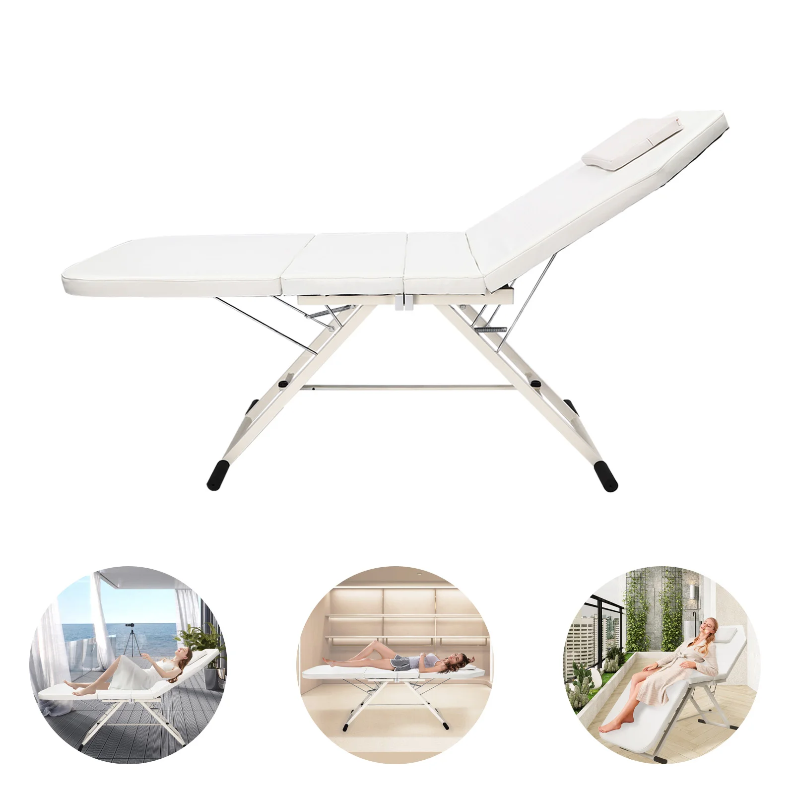 Klappbare Massageliege, Spa-Massagebank ‌ Massageliege ‌ Massageliege, 180*60*60cm, 200-250kg Tragkraft