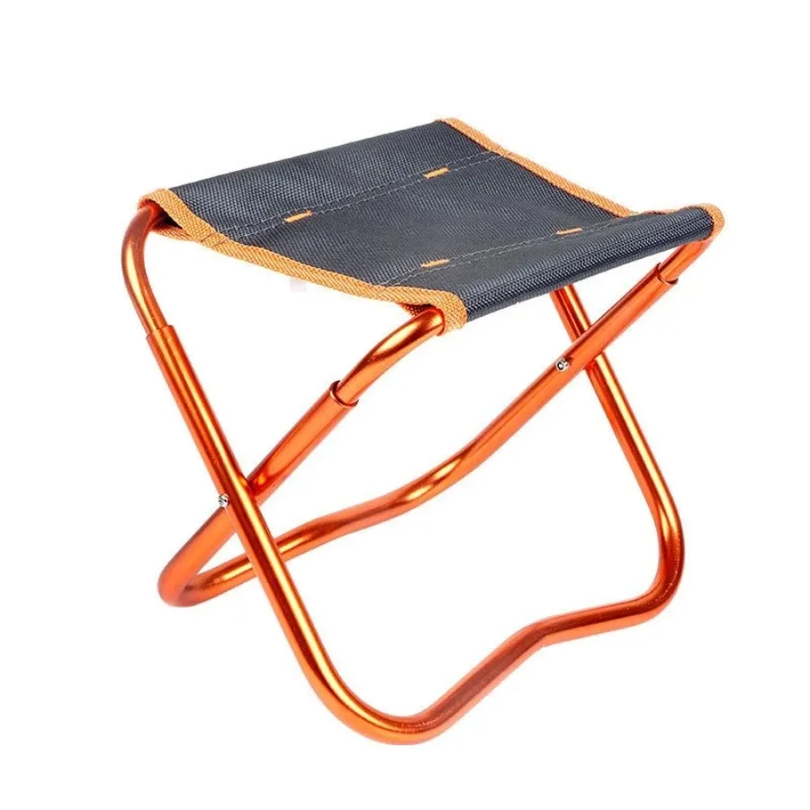 Campinghocker aus Aluminiumlegierung, Klapphocker für den Außenbereich, tragbarer Angelhocker, tragbarer Klappstuhl, leichtes Equipment