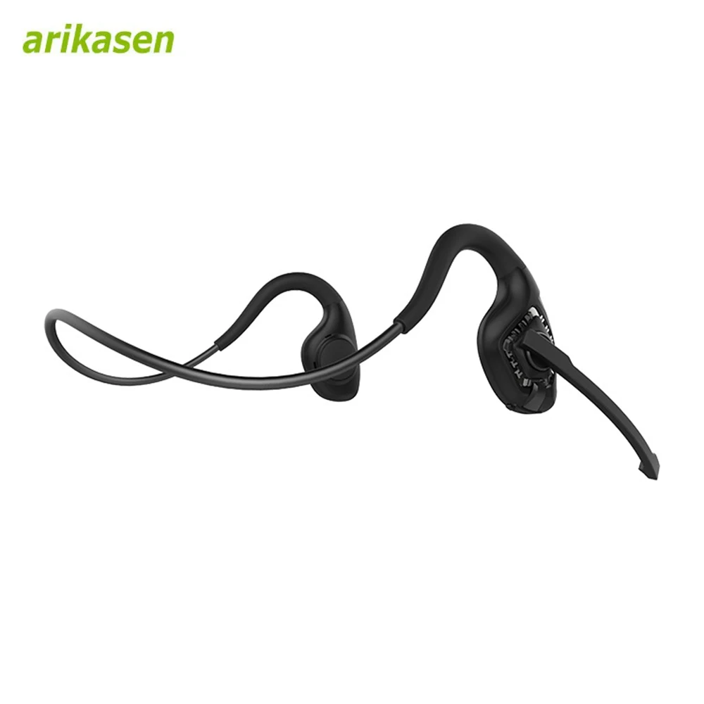 Bluetooth 5.4 Headset mit Mikrofon, Open-Ear-Kopfhörer mit Geräuschunterdrückendem Mikrofon für Telefon, PC, Computer, Laptop, Kabellose Headsets