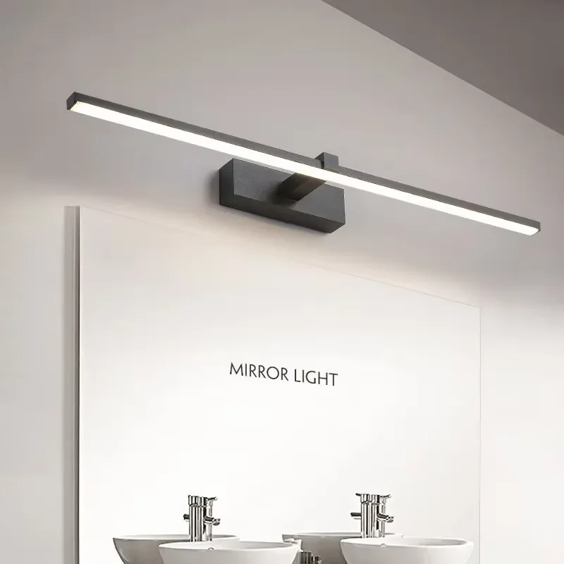 Led Spiegel Leuchten Wand Lampen Badezimmer Wasserdicht weiß schwarz LED flache lampe Moderne innen Wand lampe Badezimmer Beleuchtung machen up