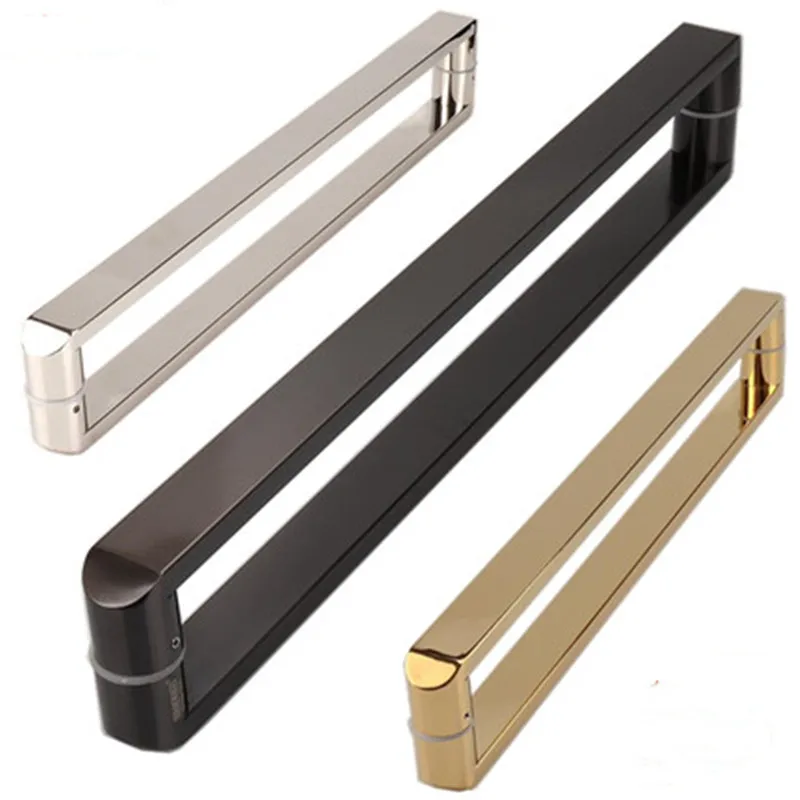 Verstärkter 304 Edelstahl Quadratischer Türgriff Glastürgriff Schiebetürgriff Metall-Türgriff (XYLS-031)