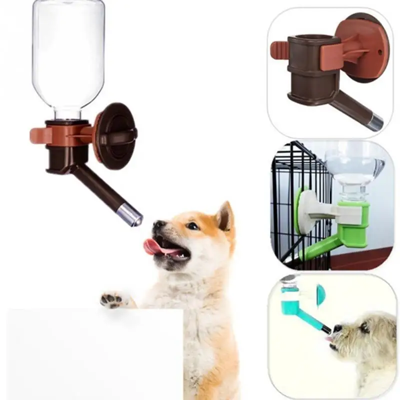 Hängender Automatischer Haustier-Wasserspender, Tragbare Trinkflasche für Katzen, Hunde und Welpen, Käfig-Wasserversorgung, Haustierzubehör
