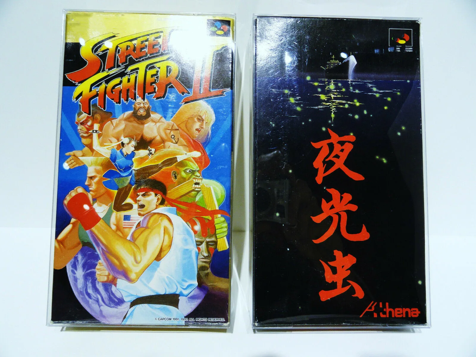 5-Box-Schutzfolien für SUPER FAMICOM Videospiele, transparente, individuelle Hüllen, SFC CIB
