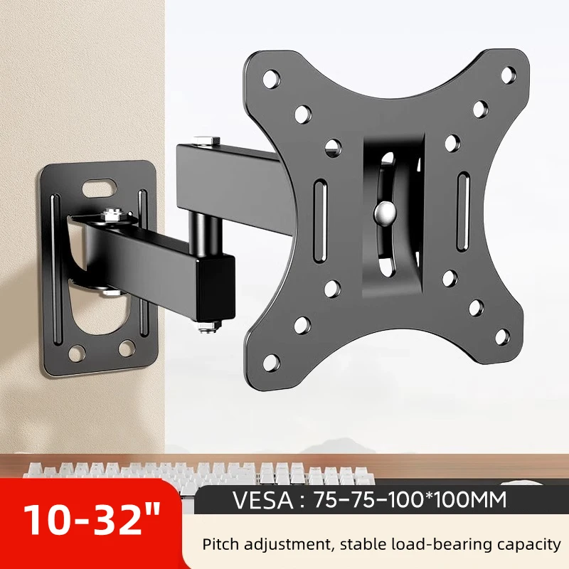 TV Monitor TV Halterungen LCD LED Monitor Wand Halterung Einstellbare TV Bildschirm Halter TV Rahmen Unterstützung Für 10-32 zoll TV