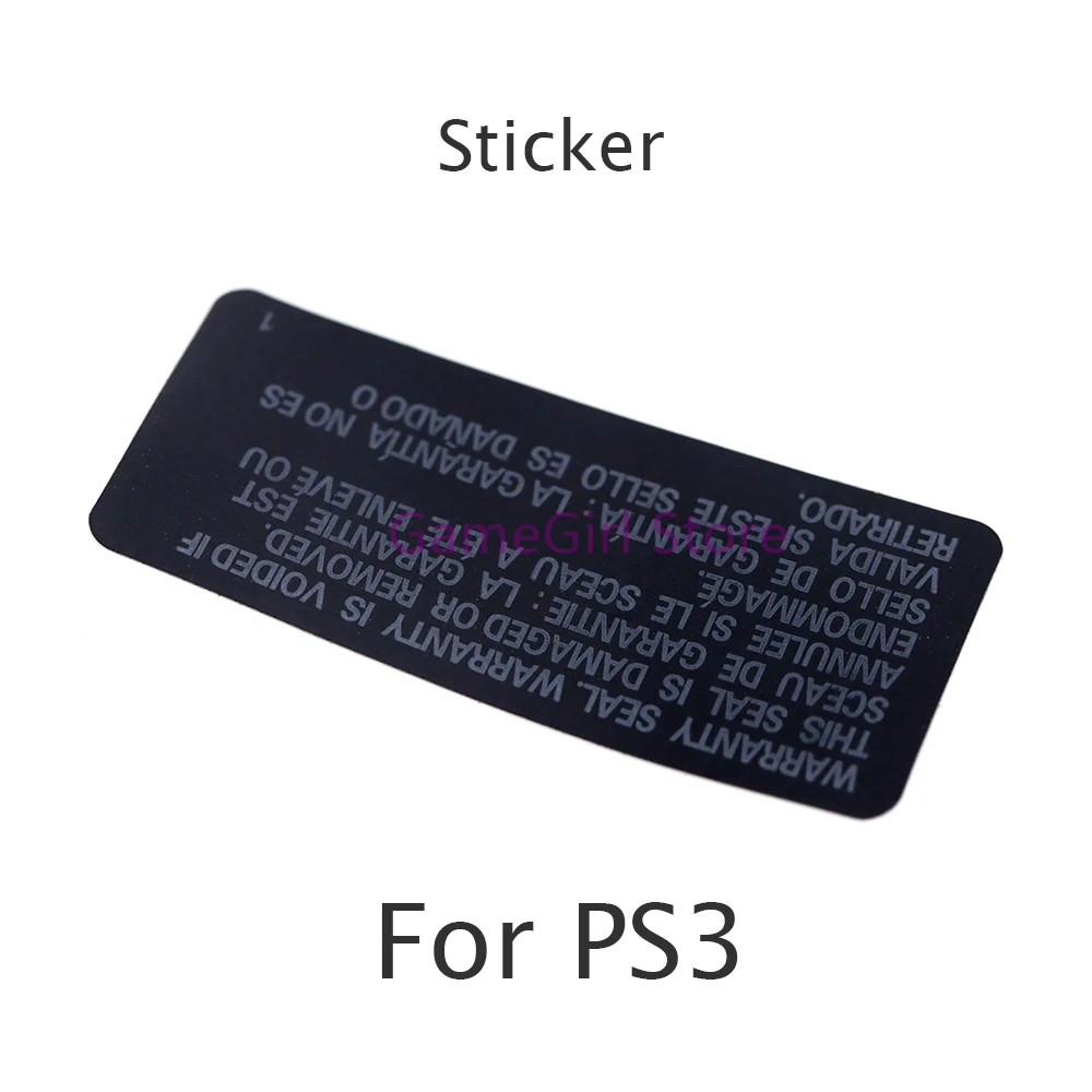 10 stücke Label Gehäuse Fall Shell Aufkleber Dichtungen Für PS3 Playstations 3 Spielkonsole Ersatz