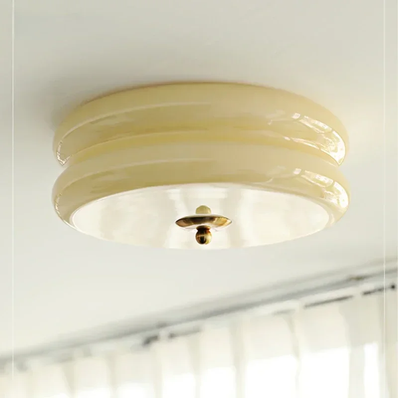 Bauhaus LED-Deckenleuchte aus Glas, dänischer Designer, minimalistisches Licht, Wohnzimmer, Esszimmer, Schlafzimmer, Flur, Arbeitszimmer, Beleuchtungskörper