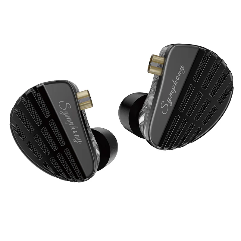 KZ Symphony 13,2 mm selbstentwickelter Planar-Treiber + 6 mm leistungsstarker dynamischer Treiber-Hybrid-In-Ear-Monitor-Kopfhörer