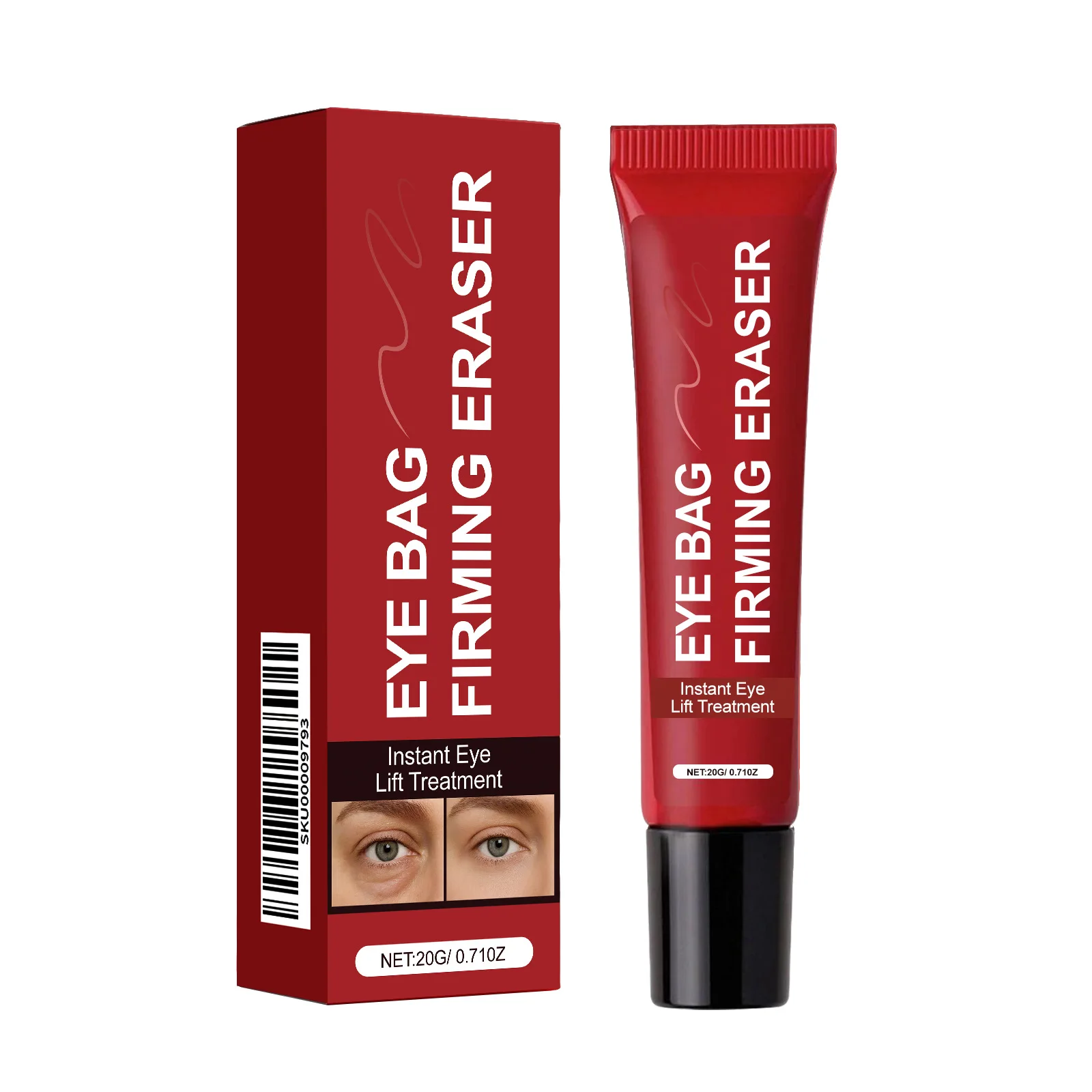 Augenringe Straffende Creme Sofort-Lifting Augencreme Strafft die Haut unter den Augen Entfernt Augenringe Glättet Feine Linien Anti-Aging Augenbehandlung