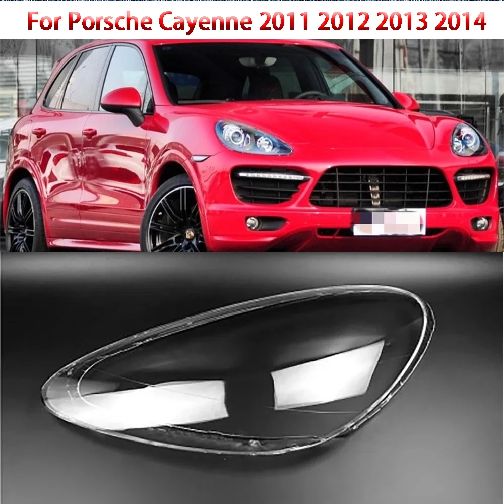 Auto Front Scheinwerfer Objektiv Ersatz Auto Shell Für Porsche Cayenne 2011 2012 2013 2014 Scheinwerfer Glas Abdeckung Lampenschirm Lampe Abdeckung