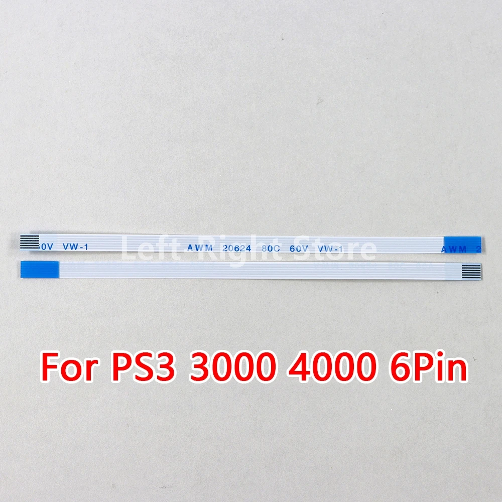 5PCS Für PS3 Slim 3000 3K Power On Off Schalter Reset Band Kabel 6 Pin 4K 4000 für PS3 Playstation 3 Super Slim