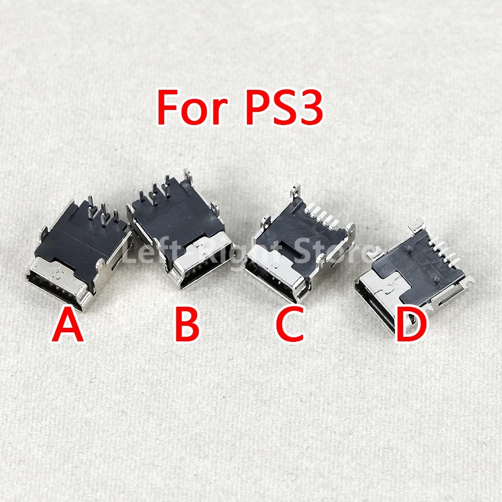50 Stück USB-Ladeanschluss Ersatz für PlayStation 3 für PS3 Controller Ladebuchse Reparatur