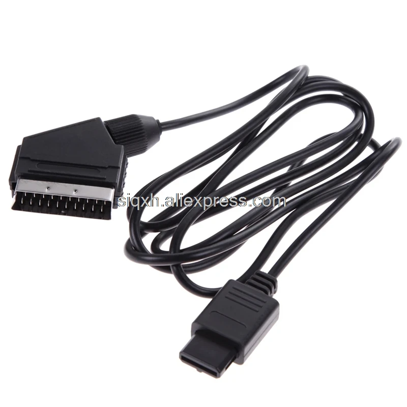 10 Teile/los 1,8 M AV TV Videospiel kabel Scart Kabel Für SNES für Gamecube und N64 Konsole Kompatibel mit NTSC System Fabrik Verkauf