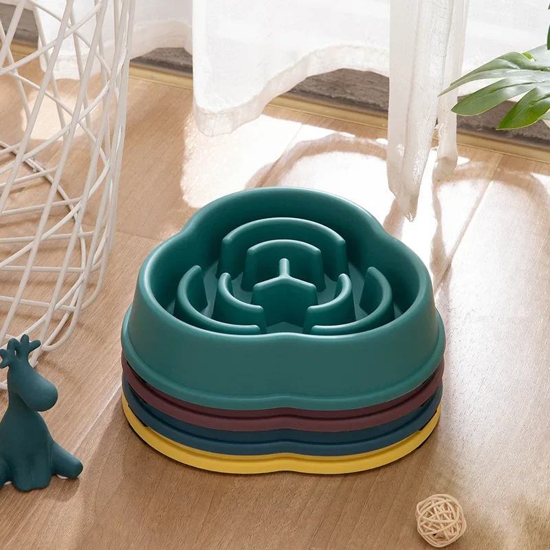 1PC Pet Slow Food Schüssel Anti Erstickung Hund Schüssel Hund Schüssel Anti Umkippen Tiernahrung Liefert und Fütterung Gerät