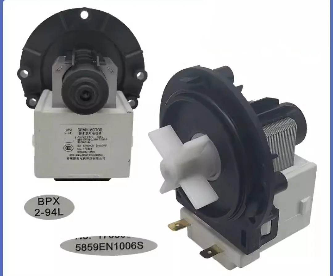 Geeignet für waschmaschine abfluss pumpe motor BPX2-92L BPX2-93L BPX2-94L 5859 en1006s waschmaschine abfluss teile